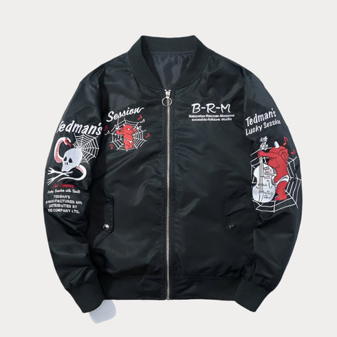 MA-1 Bomber Jacket – Embroidered Sukajan Pilot Windbreaker Japan Yokosuka Streetwear